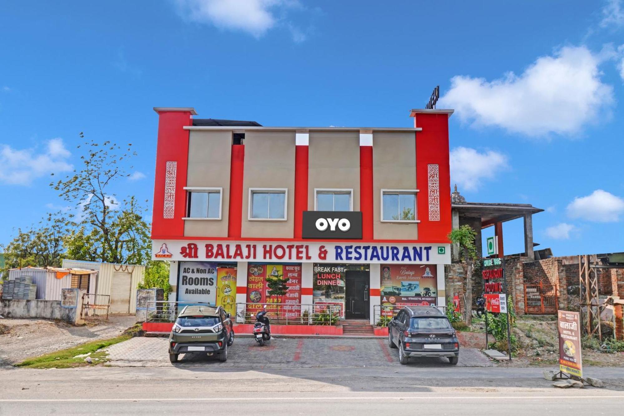 Hotel O Shree Balaji Hotel & Restaurant Bedla Exterior photo